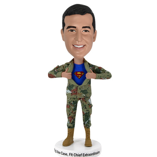 Custom Military Superhero Bobbleheads