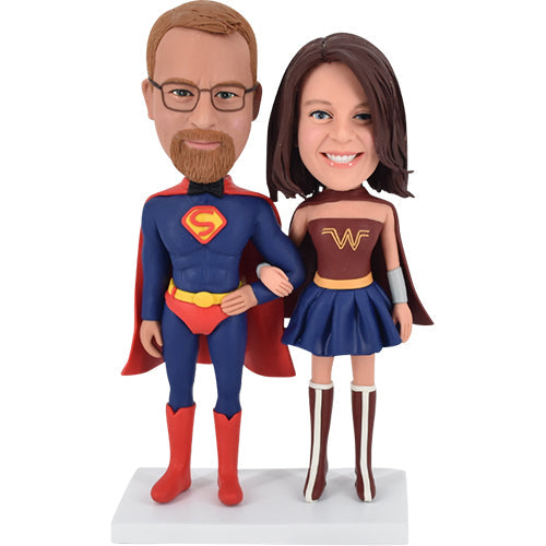 Supercouple Wedding Bobbleheads Custom