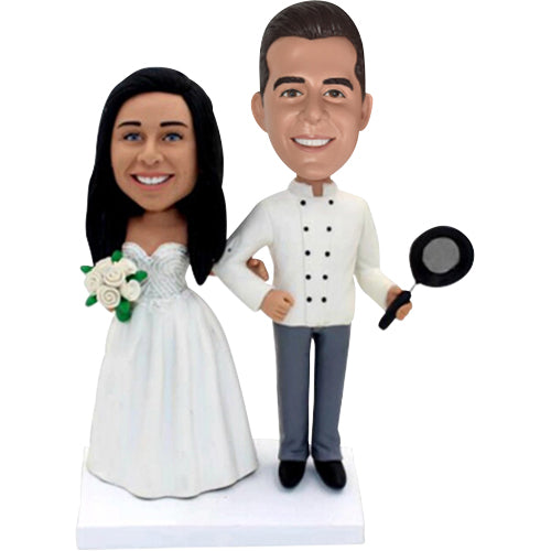 Chef Wedding Bobbleheads