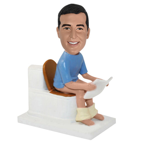 Man on Toilet Bobbleheads