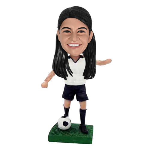 Female Soccer Player Bobbleheads Custom