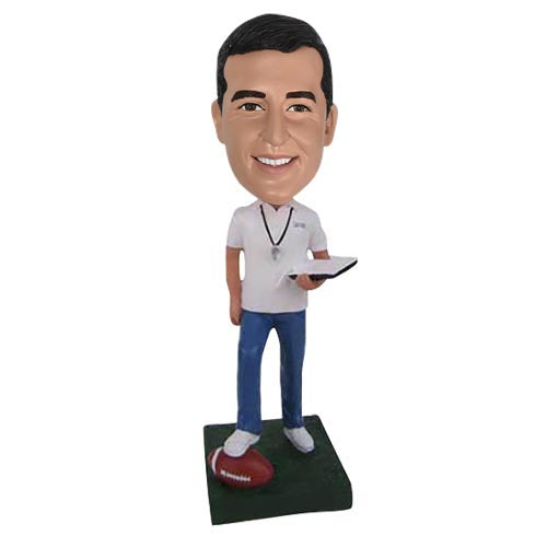 Customized Football Coach Bobbleheads