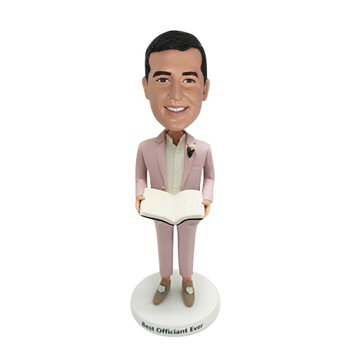 Custom Bobblehead Wedding Officiant, Pastor, Minister