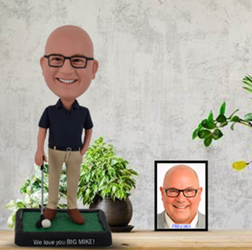 Golfer Custom personalized bobblehead