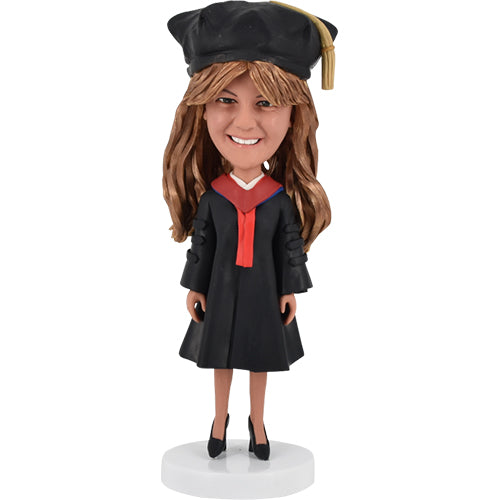 Graduation bobbleheads Cute Handmade Doll