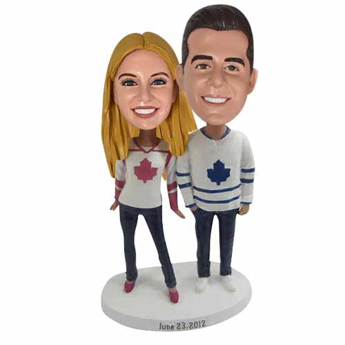 Canadian Couple Bobbleheads