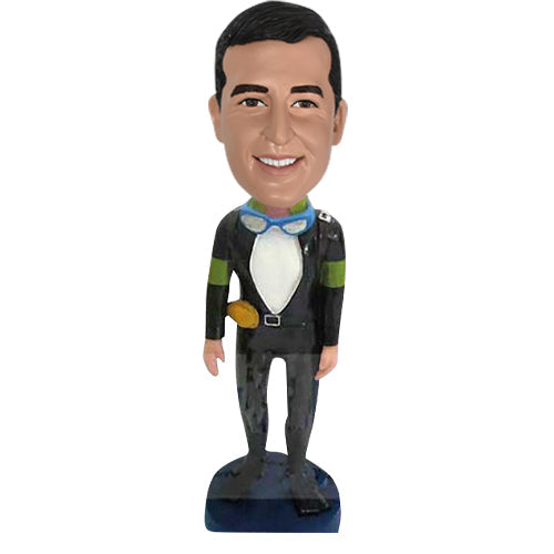 Custom Diver Bobbleheads in Wetsuit