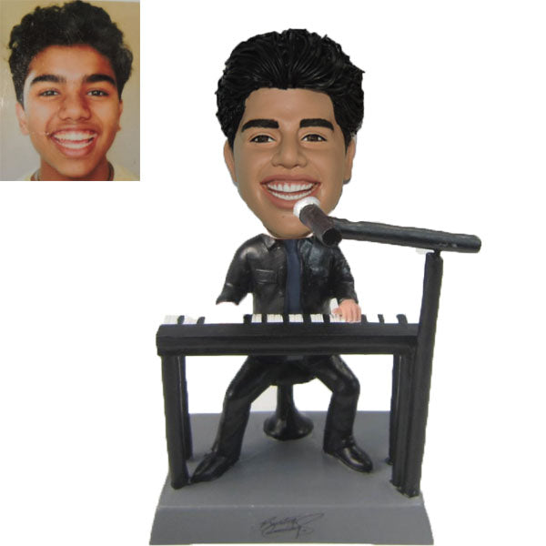 Keyboardist Bobblehead Personalized