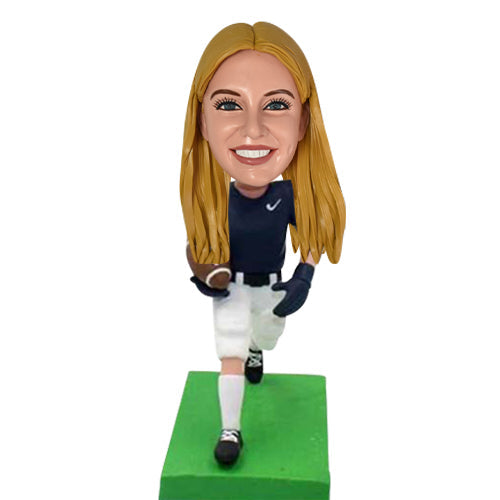 Personalized Rugby Bobbleheads Female